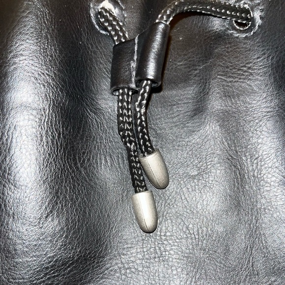 Adidas Faux Leather Drawstring Backpack - Picture 2 of 9